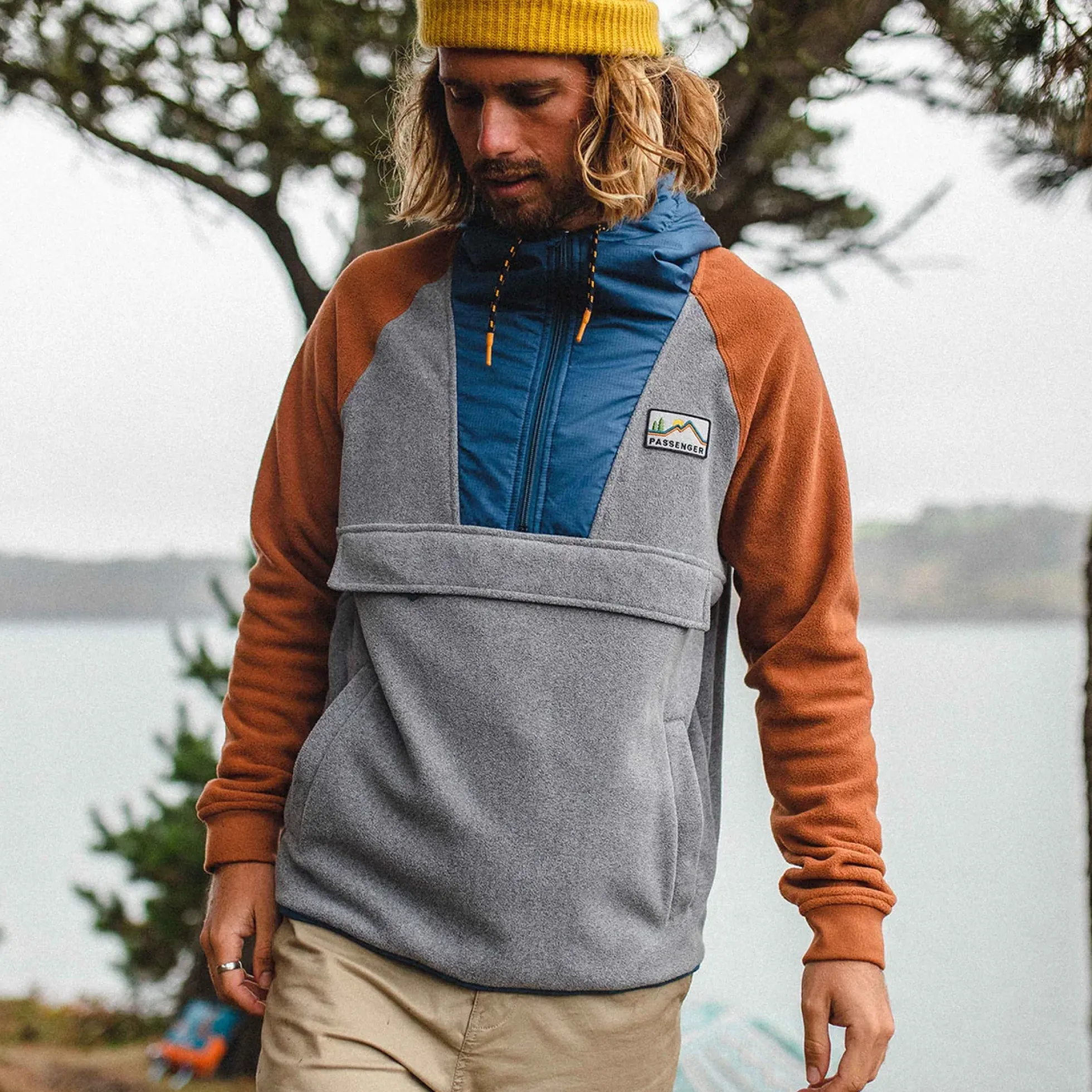 Herren Woodland 1/2 Zip Polar Fleece