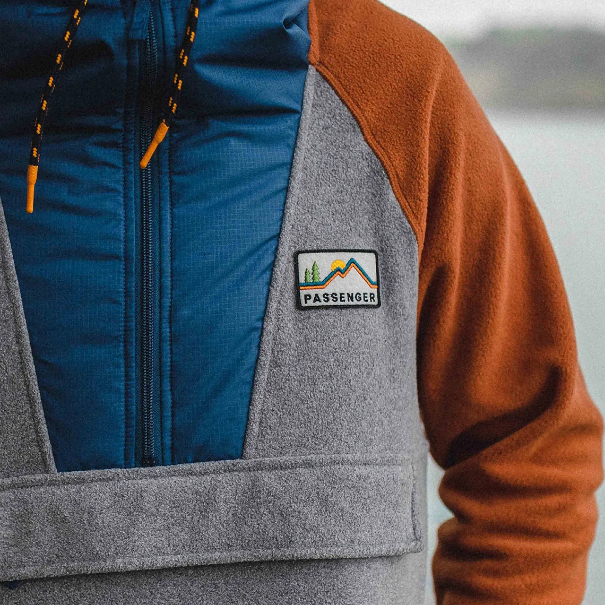 Herren Woodland 1/2 Zip Polar Fleece