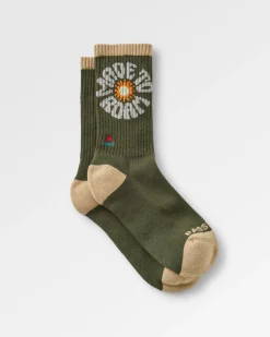 Made To Roam Grafik-Crew-Socken