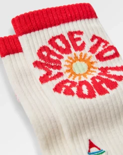 Made To Roam Grafik-Crew-Socken