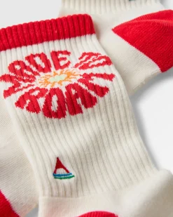 Made To Roam Grafik-Crew-Socken