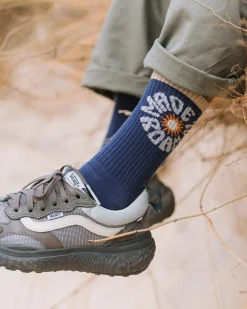 Made To Roam Grafik-Crew-Socken