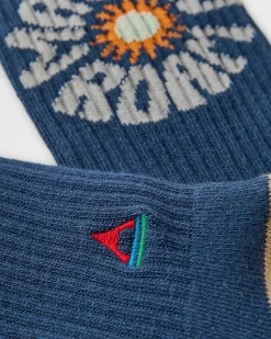 Made To Roam Grafik-Crew-Socken