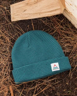 Moss Doppellagen-Waffle-Beanie