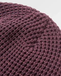 Moss Doppellagige Waffle-Beanie