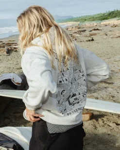 Roam Slow Damen Bio-Baumwoll Kapuzenpullover