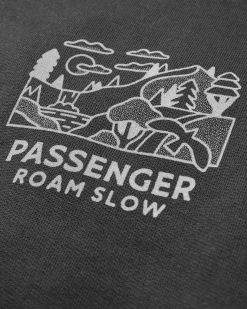 Roam Slow Herren Baumwoll Kapuzenpullover
