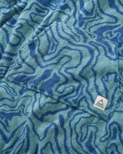 Shoreline Baumwollhandtuch-Poncho