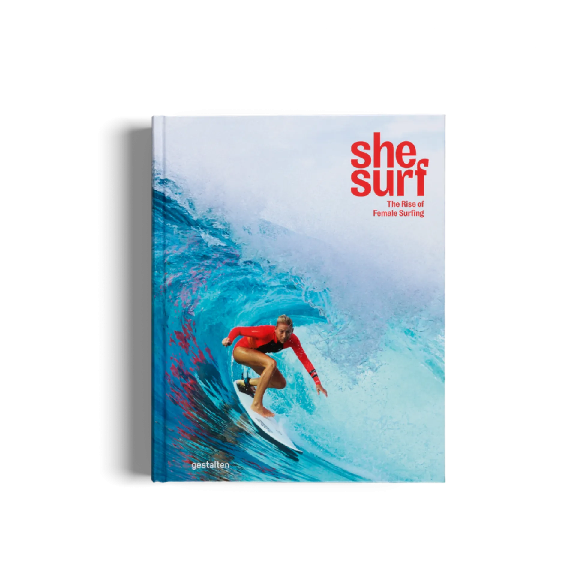 Sie surft -