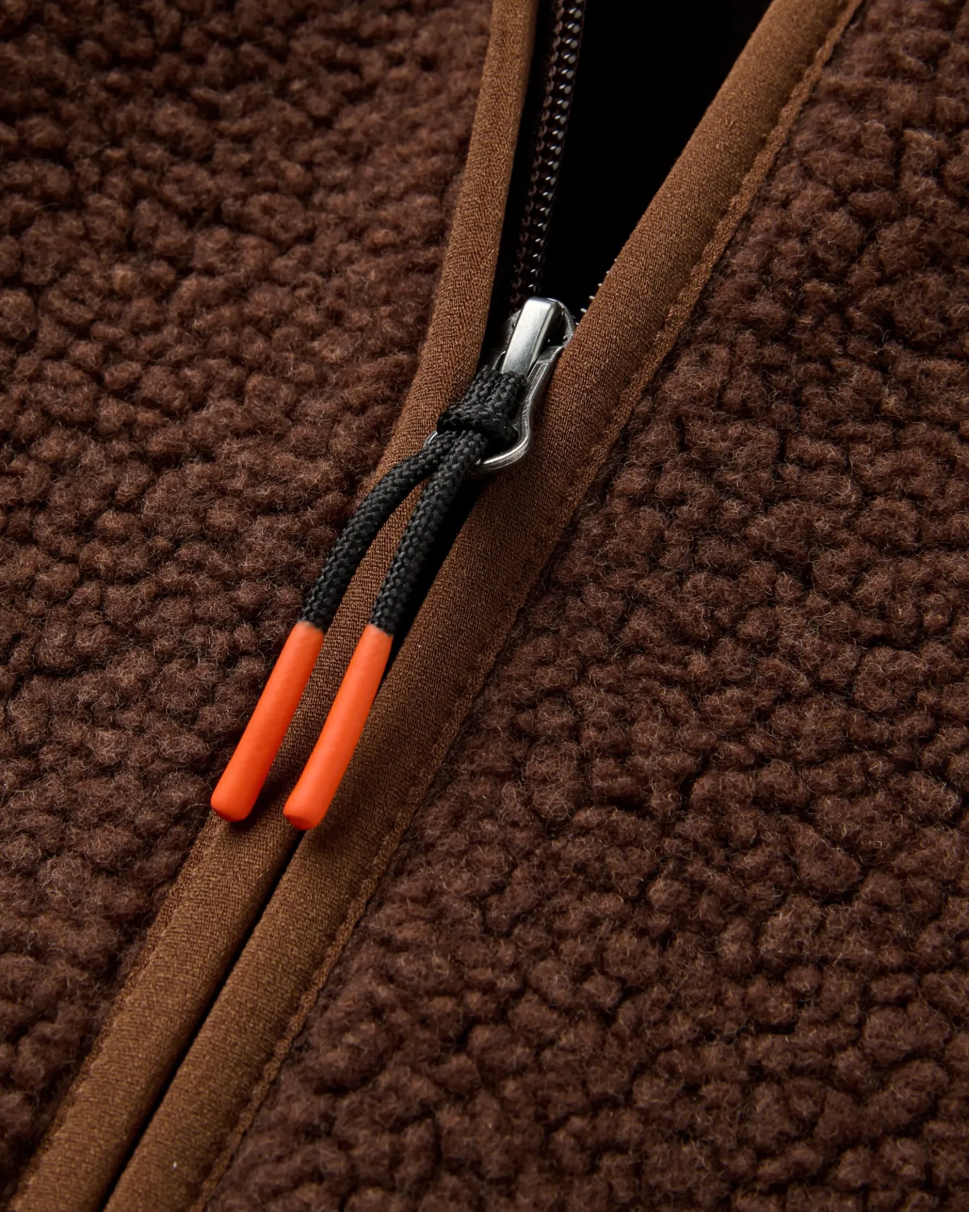 Tawny Sherpa-Fleece mit tiefem Flor