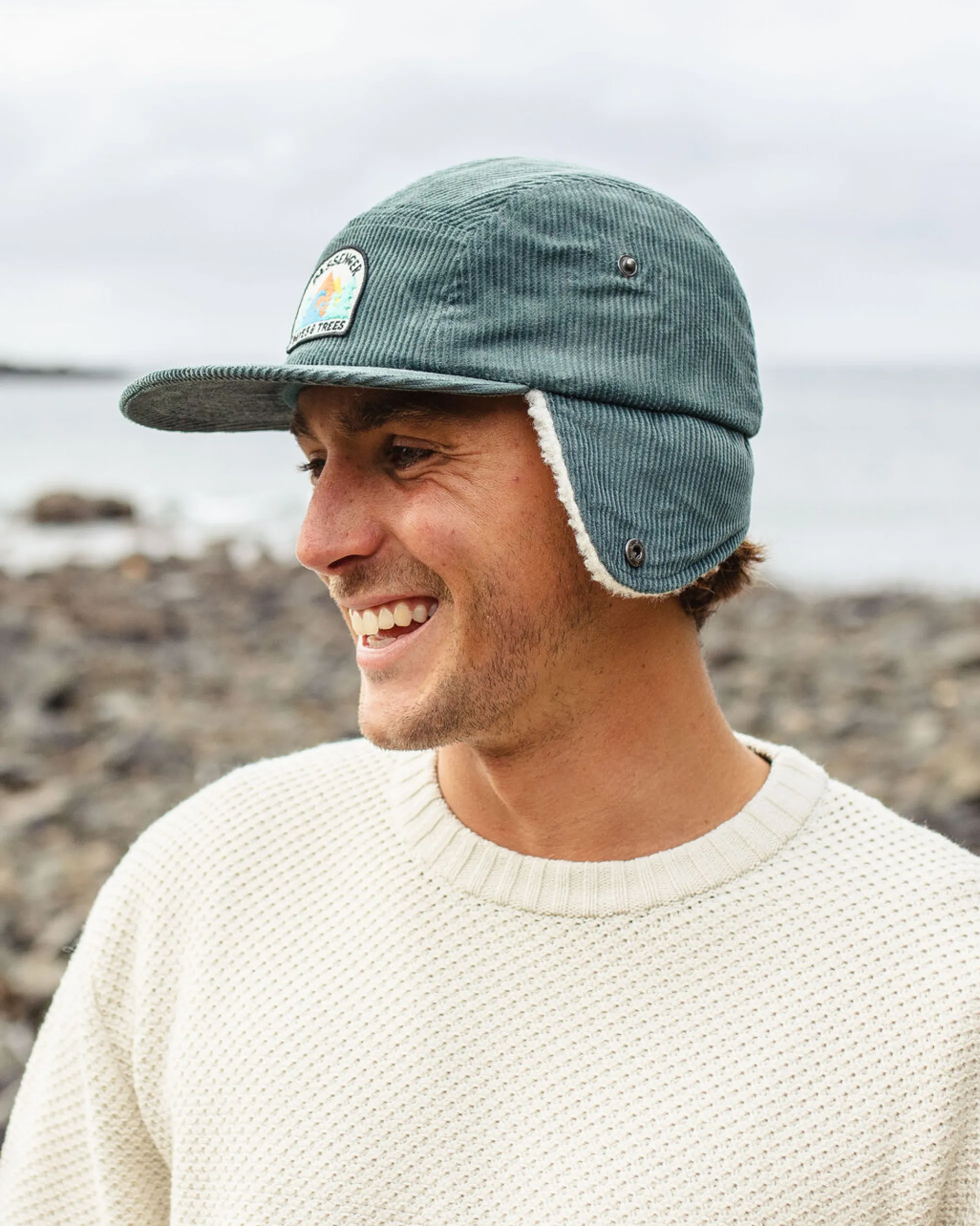 Twill Daytime Mütze mit Sherpa-Futter