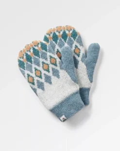 Wave Gefütterte Fleece-Fäustlinge