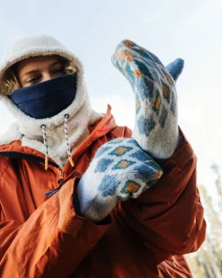 Wave Gefütterte Fleece-Fäustlinge