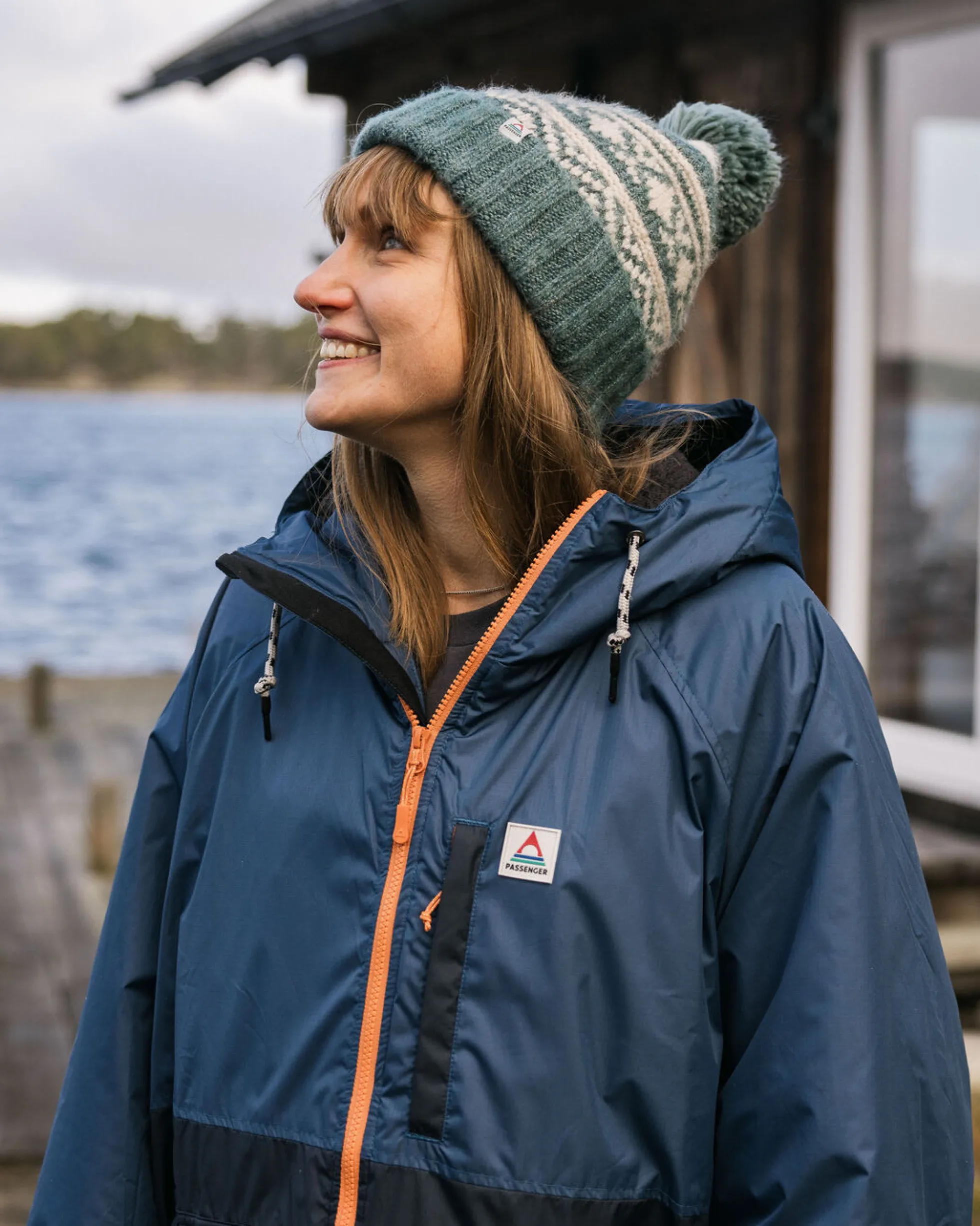 Waves Sherpa Lined Changing Robe