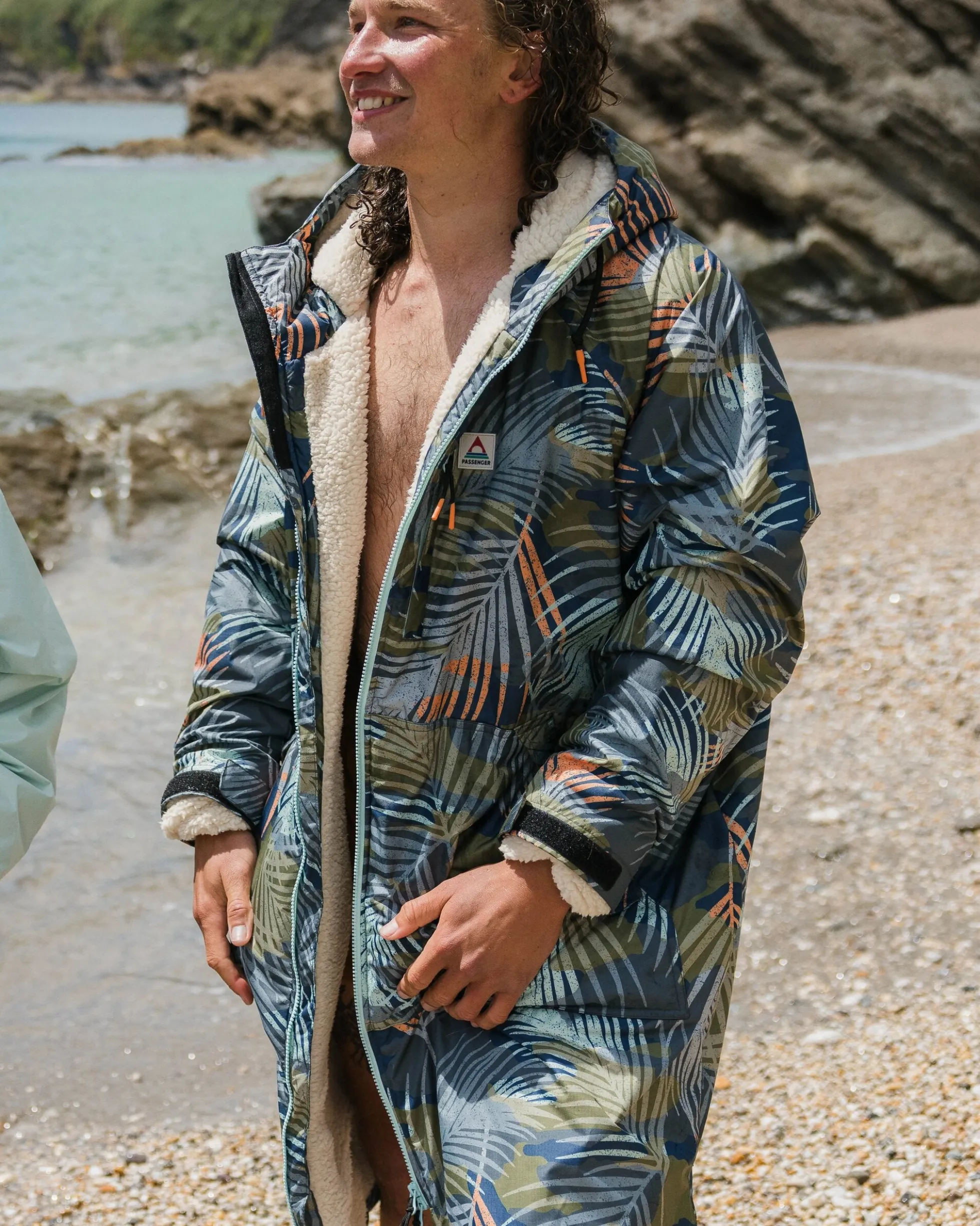 Waves Sherpa Lined Surf-Poncho