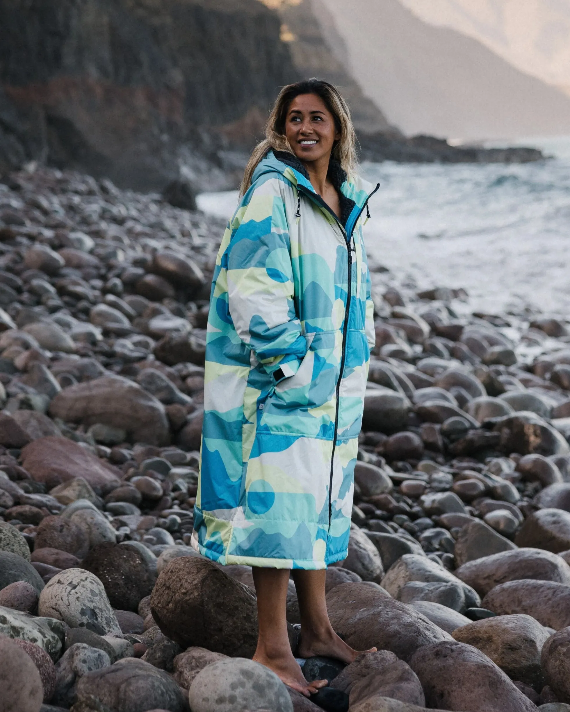 Waves Sherpa Lined Surf-Poncho