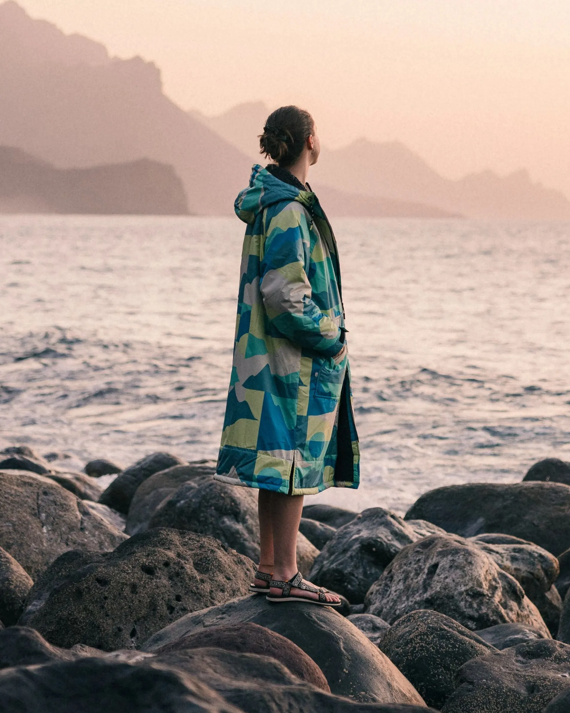 Waves Sherpa Lined Surf-Poncho