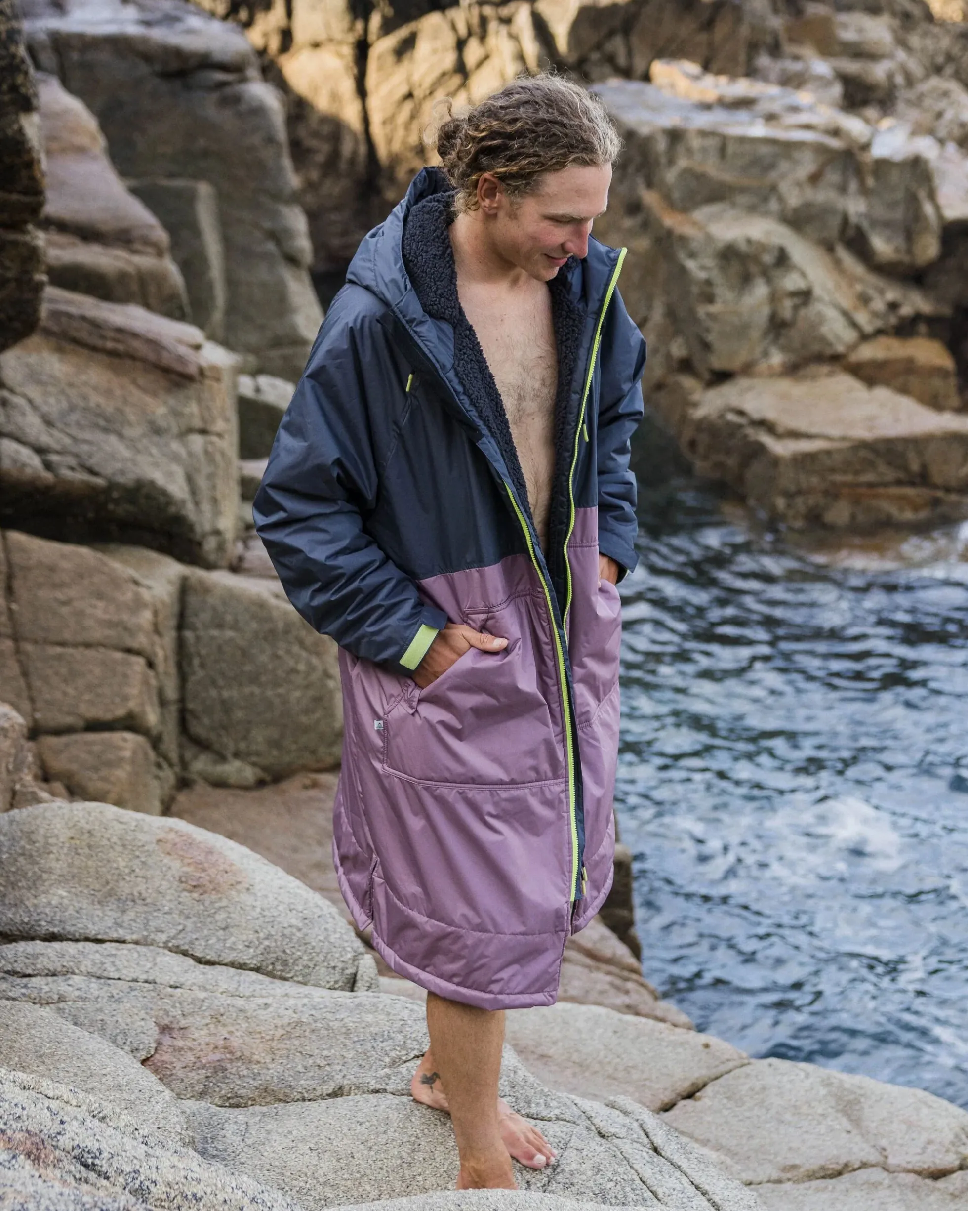 Waves Sherpa Lined Surf-Poncho