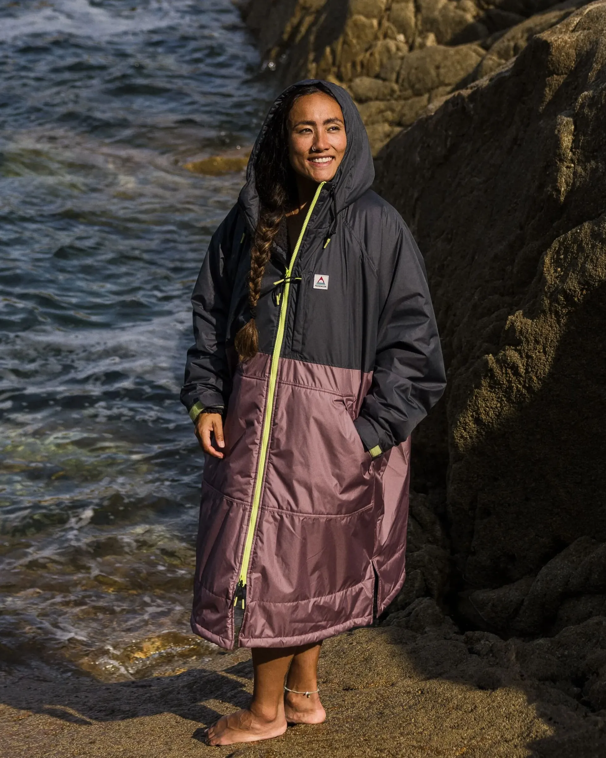 Waves Sherpa Lined Surf-Poncho